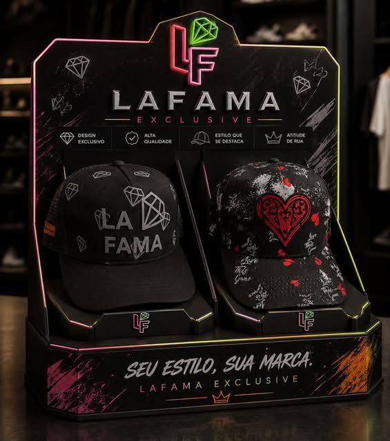 Kit La Fama Exclusive — boné e camiseta